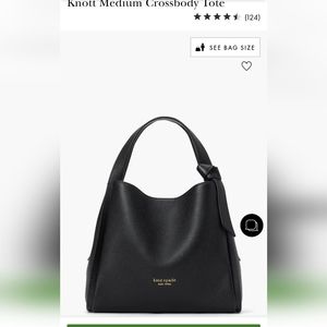 Kate Spade Knott crossbody large leather bag